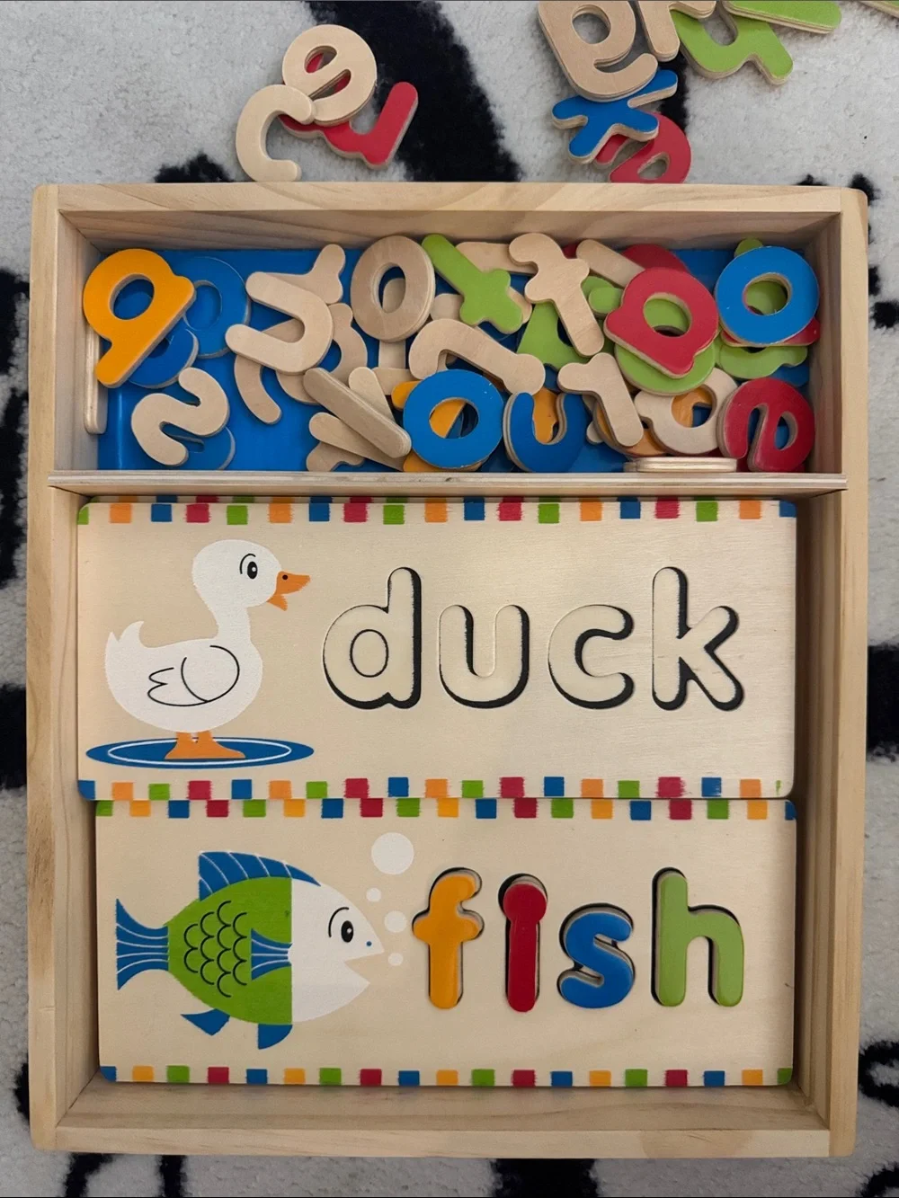 Wooden Alphabet Puzzle Set for Kids
